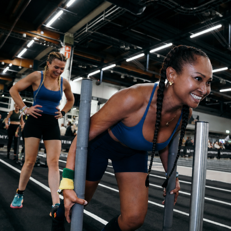 Hyrox Helsinki Sled Push Ivanda